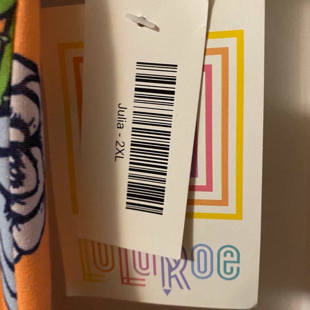 Lularoe Julia Flower Dress size 2XL